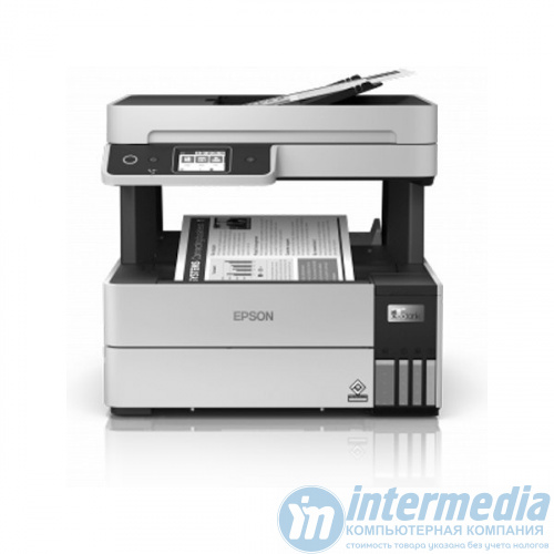 МФУ Epson L6490 (Printer-copier-scaner-fax, A4, 37/23ppm (Black/Color), 64-256g/m2, 4800x1200dpi, 1200?2400 scaner, LCD 2.4", Dublex, ADF, USB, Wi-Fi