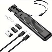 USB Кабель BOROFONE BU36 Show storage charging dat cable set(Black) - Интернет-магазин Intermedia.kg