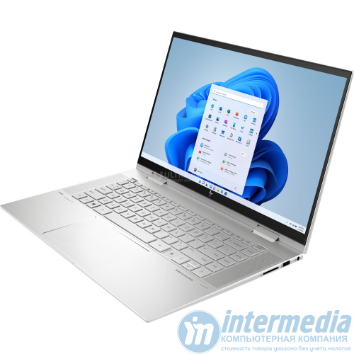 Ультрабук HP Envy x360 14-es1023DX Intel Core i7-150U (up to 5.40GHz), 24GB DDR4, 512GB SSD NVMe, 14" FHD IPS Touch X360, Intel Iris Xe Graphics, WIN11H, скан. отп., пальцев, клав. с подсветкой, ENG-R - Интернет-магазин Intermedia.kg