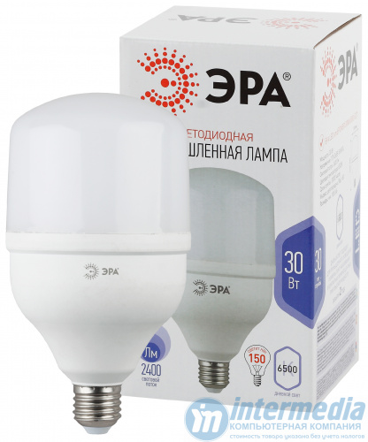 Лампа светодиодная ЭРА LED POWER T100-30W-4000-E27