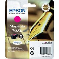 Картридж струйный Epson C13T16334010 Magenta Pigment 16XL (WF-2010W) 450p - Интернет-магазин Intermedia.kg