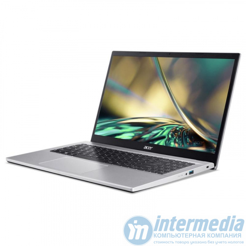 Ноутбук Acer Aspire A315-59G Pure Silver Intel Core i3-1215U  16GB DDR4, 1TB + 256GB M.2 NVMe PCIe, NVIDIA GeForce MX550 2GB, 15.6" IPS FULL HD, WiFi, BT, Cam, LAN RJ45, DOS - Интернет-магазин Intermedia.kg