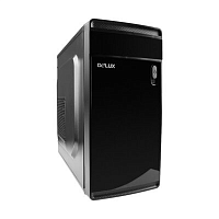 Корпус DELUX mATX DLC-J603 BLACK TAC 2.0  W/O PSU - Интернет-магазин Intermedia.kg