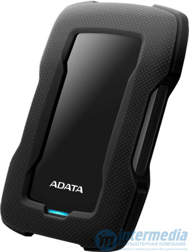 Внешний HDD ADATA 1TB HD330 USB 3.2 Gen1 Read up:135Mb/s/Write up:125Mb/s Black