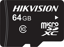 Карта памяти micro SDHC Card HIKVISION 64GB HS-TF-L2I Class10, U1, R/W Speed 95/24 MB/s, V30 - Интернет-магазин Intermedia.kg