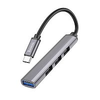 Кабель USB Xaб Разветвитель Type-C to 4 USB HOCO HB26 USB - Интернет-магазин Intermedia.kg