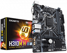 Материнская плата Gigabyte H310M H,2xDDR4,10xUSB,4xSATAIII,mATX,PCIe16x,2xPCIE,VGA, HDMI - Интернет-магазин Intermedia.kg