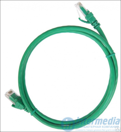PC02-C5EF-5M ITK Коммутационный шнур (патч-корд), кат.5Е FTP, 5м, зеленый (экранированный) шт