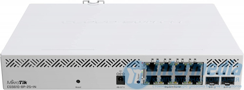 CSS610-8P-2S+IN Управляемый коммутатор Mikrotik Cloud Smart Switch с 8 гигабитными портами PoE-out и 2 10-гигабитными портами SFP+. шт.