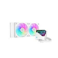 Система водяного охлаждения процессора DEEPCOOL LT240 WH ARGB WHITE 120*2 FAN LGA20xx/1700/1200/115*/AMD - Интернет-магазин Intermedia.kg