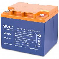 Батарея SVC Свинцово-кислотная VP1238 12В 38 Ач, Размер в мм.: 195*165*175 - Интернет-магазин Intermedia.kg