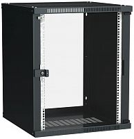 LWE5-15U66-GF ITK Шкаф LINEA WE 15U 600x600мм дверь стекло черный шт - Интернет-магазин Intermedia.kg