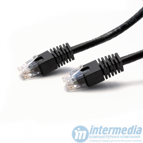 LT-9PC-5E-5M  Патч-корд Cat.5e UTP-RJ45-5м, черный шт