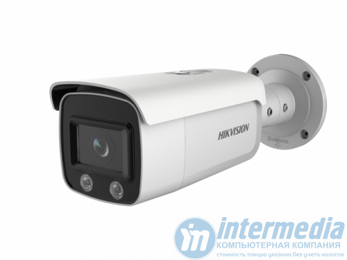 IP camera HIKVISION DS-2CD2T67G2-L(2.8mm)(O-STD) цилиндр,уличн 6MP,LED 60M,MicroSD,AcuSense,Metal