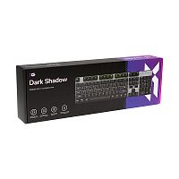 Клавиатура XG Dark Shadow, Игровая, USB, Кол-во стандартных клавиш 104, RGB, Длина кабеля 1,5 метра, Защита от случайного пролива воды/кофе, Анг/Рус/Каз, Чёрный - Интернет-магазин Intermedia.kg