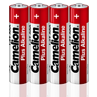 Батарейка CAMELION LR03-SP4, Plus Alkaline, AAA, 1.5V, 1150 mAh, 4 шт в плёнке