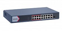 Коммутатор сетевой HIKVISION PoE DS-3E1318P-EI/M (16*PoE/100Mb/s, 7.2Gb/s) 230W - Интернет-магазин Intermedia.kg