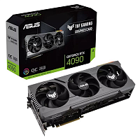 Видеокарта ASUS TUF Gaming GeForce RTX 4090 OC, 24GB GDDR6X,384Bit,2HDMI+3DP (90YV0IE0-M0NA00) - Интернет-магазин Intermedia.kg