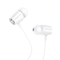 Наушники HOCO M88 Graceful universal earphones with mic white - Интернет-магазин Intermedia.kg