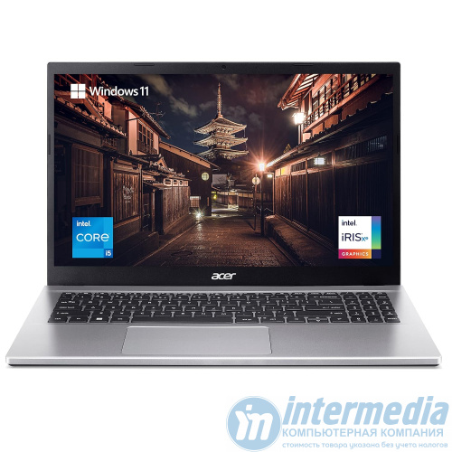 Ноутбук Acer Aspire 3 A315-59 i5-1235U 1.3-4.4GHz,8GB,SSD 256GB,Iris Xe,15.6"FHD RUS SILVER - Интернет-магазин Intermedia.kg