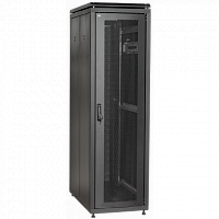 LN05-24U66-P ITK Шкаф сетевой 19" LINEA N 24U 600х600 мм перфорированная передняя дверь черный шт - Интернет-магазин Intermedia.kg
