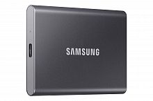 Внешний SSD 1TB Samsung T7 Portable MU-PC1T0T/AM, USB 3.2 Gen 2 Type-C, USB 3.0, Grey - Интернет-магазин Intermedia.kg