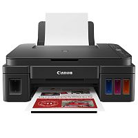 МФУ Canon PIXMA G3411 (Printer-copier-scaner, A4, 8.8/5 ppm (Black/Color), 4800x1200dpi, 600x1200 scaner, 64-275g/m2, Wi-Fi, LCD) - Интернет-магазин Intermedia.kg