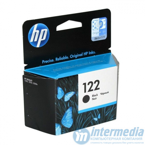Картридж струйный HP CH561HE (№122) черный оригинал для HP Deskjet 1000, 1050, 1050A, 1510, 2000, 2050, 2050А, 2054А, 3000, 3050, 3050А e-AiO