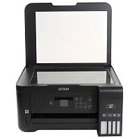 МФУ Epson L4160 (Printer-copier-scaner, A4, 33/15ppm (Black/Color), 69sec/photo, 64-256g/m2, 5760x1440dpi, 1200x2400 scaner, LCD 3.7cm, Wi-Fi, USB) - Интернет-магазин Intermedia.kg