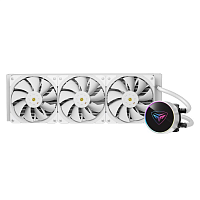 Система водяного охлаждения процессора Cooler PC Cooler PD360 WH (LGA 1700/1500/115X, AM4/5, Pump 2600RPM, 3*120mm FAN, Radiator 396x120x27mm, TDP 280W, 4Pin PWM) - Интернет-магазин Intermedia.kg