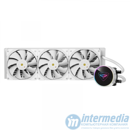 Система водяного охлаждения процессора Cooler PC Cooler PD360 WH (LGA 1700/1500/115X, AM4/5, Pump 2600RPM, 3*120mm FAN, Radiator 396x120x27mm, TDP 280W, 4Pin PWM)