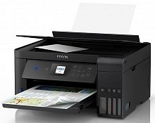МФУ Epson L4150 (Printer-copier-scaner, A4, 33/15ppm (Black/Color), 69sec/photo, 64-256g/m2, 5760x1440dpi, 1200x2400 scaner, Wi-Fi, USB) - Интернет-магазин Intermedia.kg