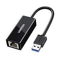 Конвертер сигнала UGREEN CR111 USB 3.0 Gigabit Ethernet Adapter (Black) 20256 - Интернет-магазин Intermedia.kg