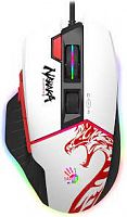 Мышь игровая A4Tech Bloody W95-Max (Naraka) 12000dpi, светодиодный, USB Type-A,10 кнопок, белая (красный, черный), RGB, сенсор BC3332-A - Интернет-магазин Intermedia.kg