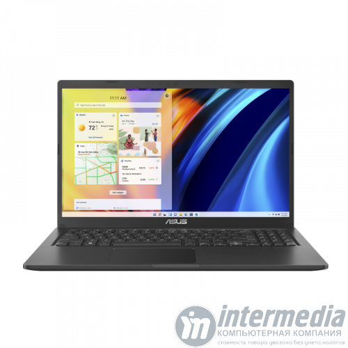 Asus VivoBook X1500E 15.6" HD i3-1115 G4 3.0-4.1GHz,8GB,SSD 256GB, WIN11,RUS,BLACK - Интернет-магазин Intermedia.kg