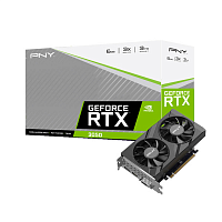 Видеокарта PNY GeForce RTX3050 6GB VERTO PCI-E 4.0. 6GB GDDR6X/128 bit.1552MHz/1777MHz .3*DP.1*HDMI. RGB. Dual Fan - Интернет-магазин Intermedia.kg