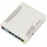 Роутер MikroTik RB951Ui-2HnD SOHO AP, CPU 1 Core, 128MB RAM, 2.4GHz 300Mb/s, 5xLAN 100Mb/s, USB, Passive POE, RouterOS (L4) - Интернет-магазин Intermedia.kg