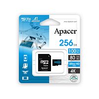 Карта памяти micro Secure Digital Card (Trans Flash) 256GB HC10 U3 V30 APACER - Интернет-магазин Intermedia.kg
