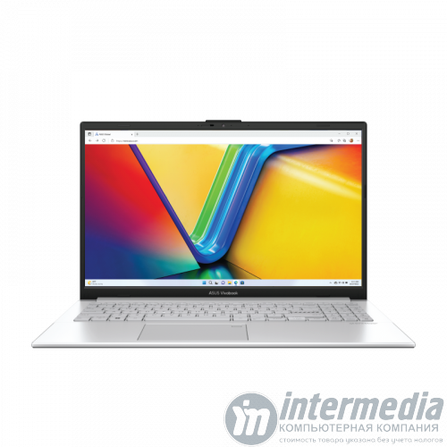 Asus Vivobook Go 15 E1504FA-BQ415 Silver Ryzen 5 7520U (up to 4.3Ghz), AMD Radeon 610M, 15.6 - Интернет-магазин Intermedia.kg