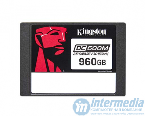 Диск SSD KINGSTON DC600M 960GB TLC 2,5"" SATAIII
