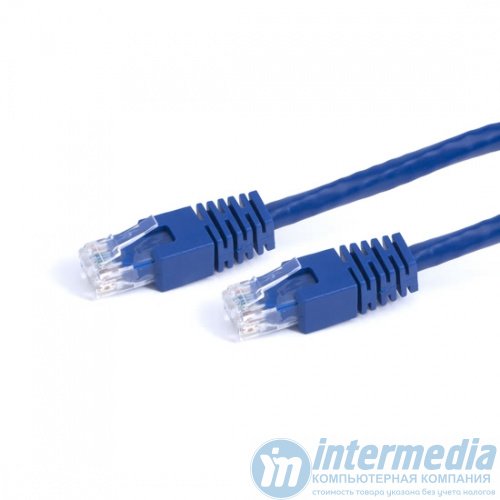 Патч Корд SHIP S3025BL0500-P, Cat.5e, UTP, LSZH, RJ-45, 5 м, Синий, Пол. пакет