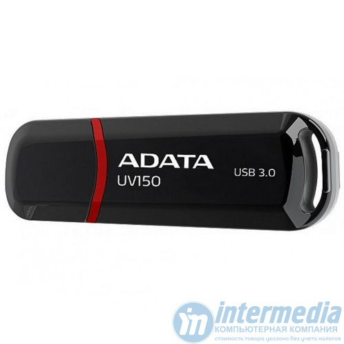 Флеш карта ADATA 32GB UV150 USB 3.2  Read up:140Mb/s/Write up:65Mb/s Black