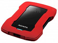 Внешний HDD ADATA 1TB HD330 USB 3.2 Gen1 Read up:135Mb/s/Write up:125Mb/s Red - Интернет-магазин Intermedia.kg