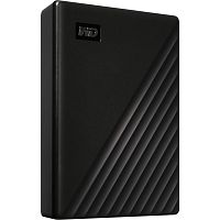 Внешний HDD 4TB WD My Passport WDBPKJ0040BBK-WEWM, USB 3.2 Gen 1, 2.5", Black - Интернет-магазин Intermedia.kg