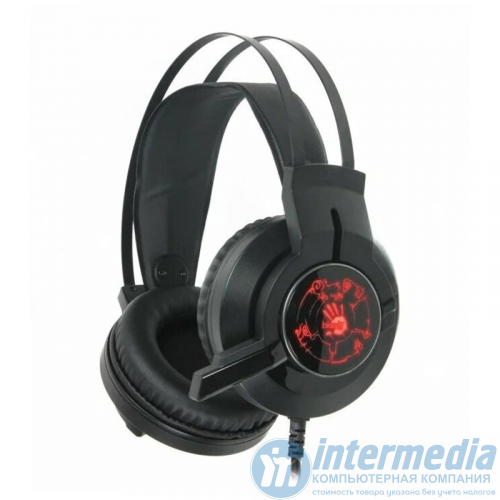 Наушники с микрофоном A4Tech Bloody G430, Black/Red, 20-20000Ghz, 100dB, mic, 2.2m