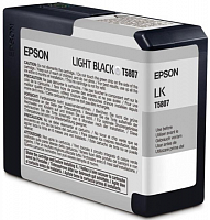 Картридж струйный Epson C13T580700 Light Black (80 ml) (Stylus Pro 3800) - Интернет-магазин Intermedia.kg