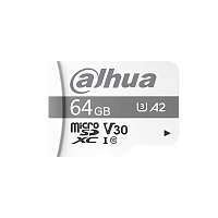 Карта памяти micro SDHC Card DAHUA DHI-TF-P100 64G Class 10, U3, V30, A2 - Интернет-магазин Intermedia.kg
