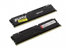 DDR5 32GB (2x16GB) PC-44800 (5600MHz) KINGSTON FURY BEAST BLACK (Kit of 2) KF556C40BBK2-32 - Интернет-магазин Intermedia.kg