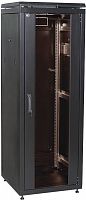 LN05-42U68-GM ITK Шкаф сетевой напольный 19" LINEA N 42U 600х800мм стеклянная передняя дверь, задняя металлическая черный шт - Интернет-магазин Intermedia.kg