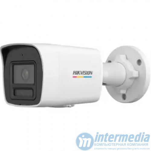 IP camera HIKVISION DS-2CD1047G2H-LIUF(2.8mm)(O-STD)цил,улич 4MP,IR/LED30M ColorVu,MIC,MicroSD,METAL